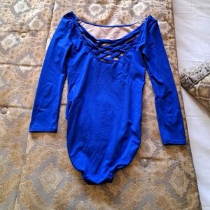 Cobalt Blue ballet/gymnastic leotard
